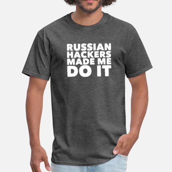 russian hacker russian hackers made me do it t shirt men create tee shirt round collar solid color famous authentic summer style standard
russian hacker russian hackers made me do it t shirt men create tee shirt round collar solid color famous authentic summer style standard