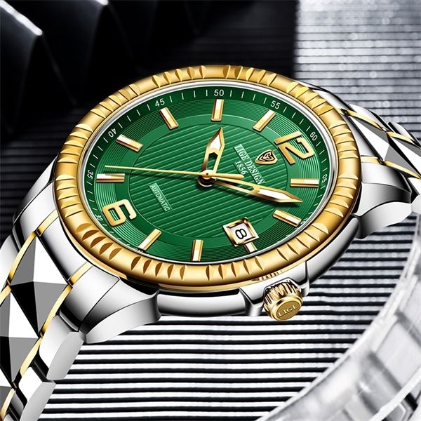 2020 new mechanical wrist watches lige brand luxury fashion business automatic mechanical watch men clocks relogio masculino 0922, Slivery;brown
2020 new mechanical wrist watches lige brand luxury fashion business automatic mechanical watch men clocks relogio masculino 0922, Slivery;brown