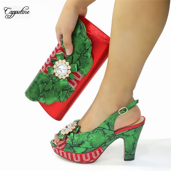 dress shoes pretty red with green pumps bag african women's high heel sandal and handbag set cr2129 height 10cm, Black
dress shoes pretty red with green pumps bag african women's high heel sandal and handbag set cr2129 height 10cm, Black