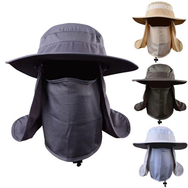 outdoor fishing hat sun protection neck face flap cap wide brim for men women, Blue;gray
outdoor fishing hat sun protection neck face flap cap wide brim for men women, Blue;gray