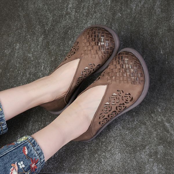 summer woman sandals genuine leather slip on flat toe round toe cutout shallow retro wedge sandal women shoes size 36-44, Black
summer woman sandals genuine leather slip on flat toe round toe cutout shallow retro wedge sandal women shoes size 36-44, Black