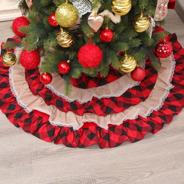 christmas decorations cross-border style high-end plaid linen lace tree skirt decoration with home
christmas decorations cross-border style high-end plaid linen lace tree skirt decoration with home