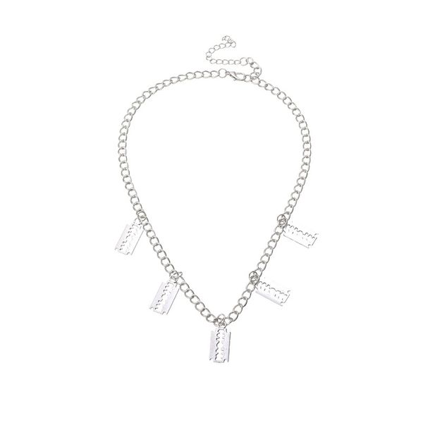 alloy hip hop blade fashion pendant necklace for women jewelry collares friends chains accessories aesthetics suspension xl10263, Silver
alloy hip hop blade fashion pendant necklace for women jewelry collares friends chains accessories aesthetics suspension xl10263, Silver