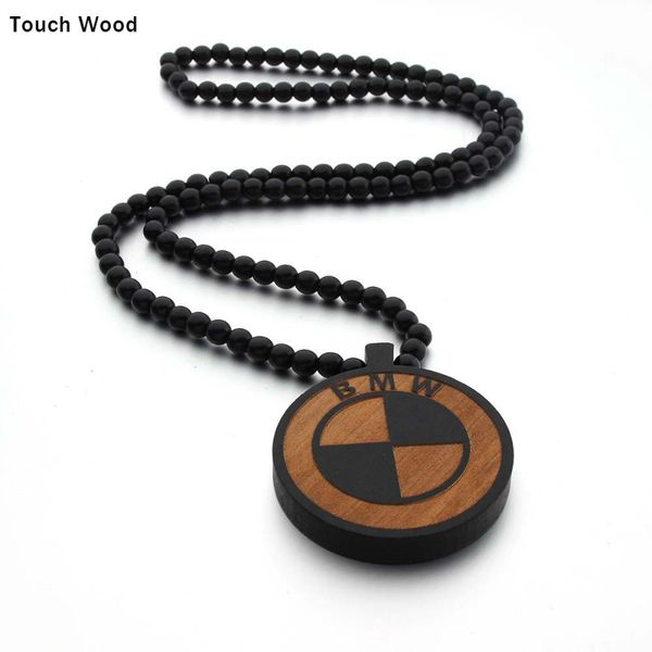 wood laser letter pendant necklace/hip-hop jewelry, Silver