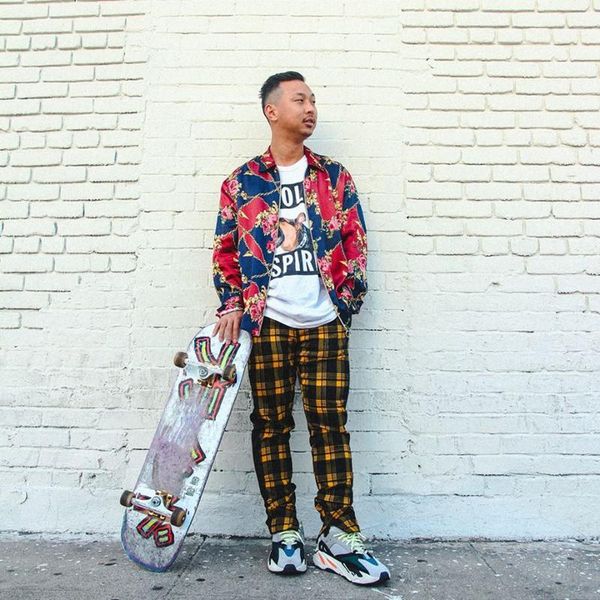 long pants fashion patchwork loose pencil pants spring casual printed active trousers male pants designer mens plaid, Black
long pants fashion patchwork loose pencil pants spring casual printed active trousers male pants designer mens plaid, Black