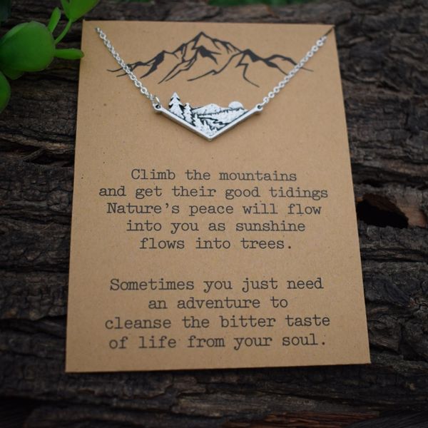 sanlan 12pcs pine tree necklace minimalist nature jewelry with card, Silver
sanlan 12pcs pine tree necklace minimalist nature jewelry with card, Silver