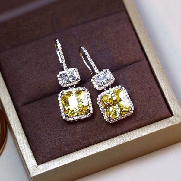 fashion elegant shinning classic square yellow stone cubic zirconia drop earrings women jewelry white gold color female 200923, Silver
fashion elegant shinning classic square yellow stone cubic zirconia drop earrings women jewelry white gold color female 200923, Silver