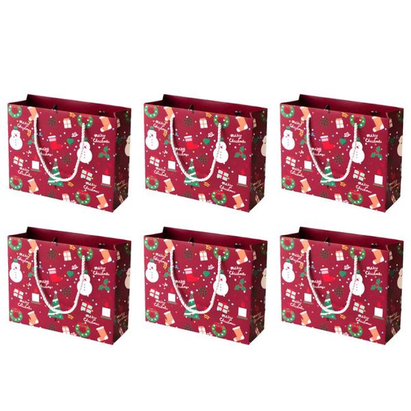 6pcs merry christmas gift bag paper gift wrapping bag xmas candy storage sugar portable package paper tote for party hom
6pcs merry christmas gift bag paper gift wrapping bag xmas candy storage sugar portable package paper tote for party hom