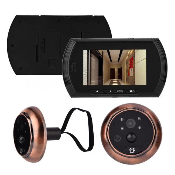 peephole camera 4.3 inch lcd monitor smart video doorbell hd 720p night vision 3mp 160 degrees pir motion detection app control
peephole camera 4.3 inch lcd monitor smart video doorbell hd 720p night vision 3mp 160 degrees pir motion detection app control