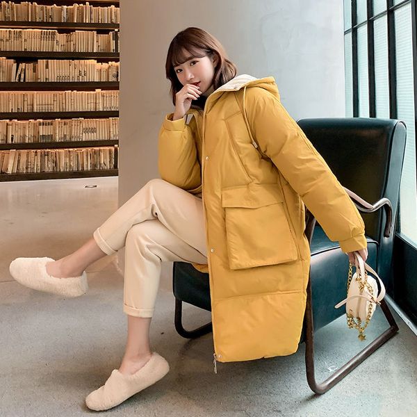 women's down & parkas 2021 autumn winter female hooded long women korean loose all-match coat casual cotton padded oversized jacket p17, Black
women's down & parkas 2021 autumn winter female hooded long women korean loose all-match coat casual cotton padded oversized jacket p17, Black
