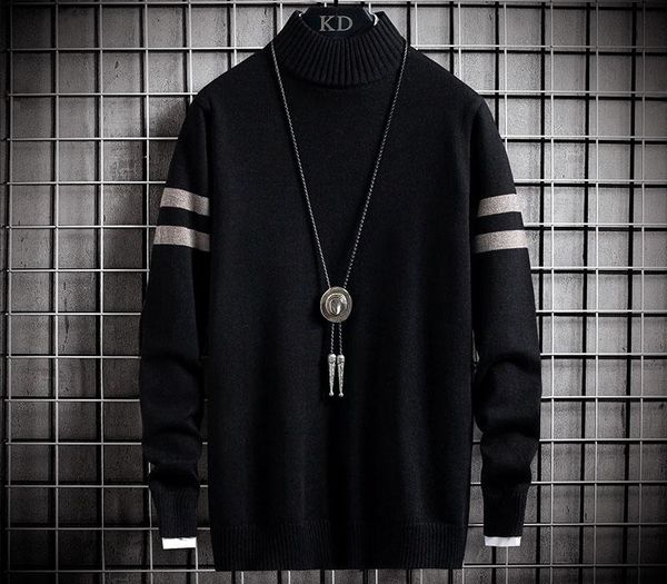 men's jumpers 2020 new autumu winter fashion mens christmas sweater turtleneck male pullovers men's knitwear, White;black
men's jumpers 2020 new autumu winter fashion mens christmas sweater turtleneck male pullovers men's knitwear, White;black