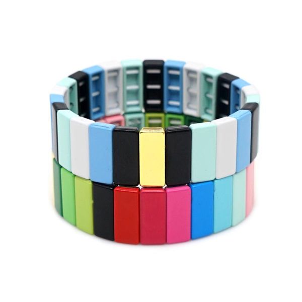 shinus enamel tile bracelets rainbow macrame bracelet women summer beach jewelry stackable pulseras 2020 fashion couple gift, Golden;silver
shinus enamel tile bracelets rainbow macrame bracelet women summer beach jewelry stackable pulseras 2020 fashion couple gift, Golden;silver