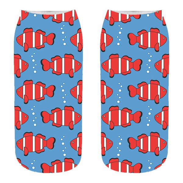 fashion creative fishes personalized socks 3d digital printed socks printed funny short socks for women/girls/men/boys, Black;white
fashion creative fishes personalized socks 3d digital printed socks printed funny short socks for women/girls/men/boys, Black;white