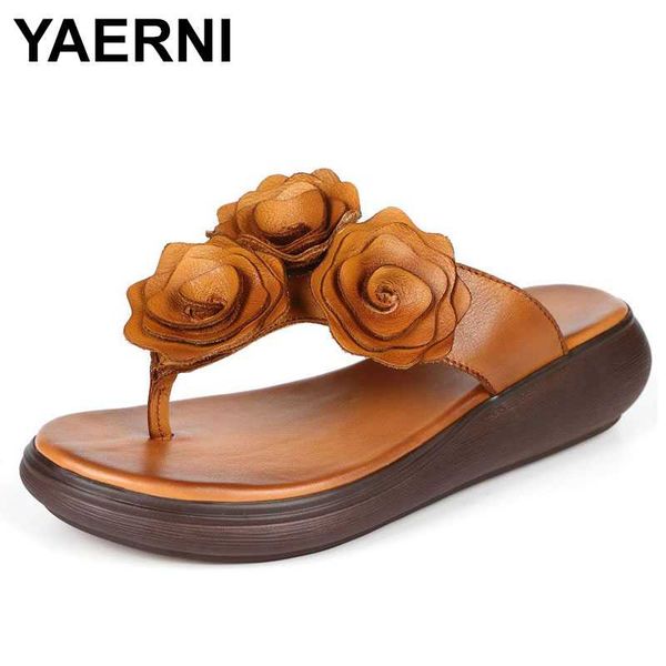 yaerni 2020 women slippers sandals new women sandals genuine leather flower fashion casual wedge flip flop, Black
yaerni 2020 women slippers sandals new women sandals genuine leather flower fashion casual wedge flip flop, Black
