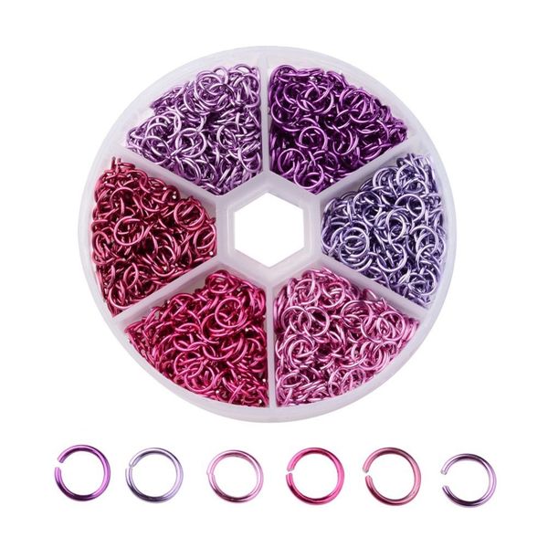 6mm mixed color open jump rings aluminum wire connectors link loop split for diy jewelry findings dia 0.8mm approx 1080 pcs/box
6mm mixed color open jump rings aluminum wire connectors link loop split for diy jewelry findings dia 0.8mm approx 1080 pcs/box