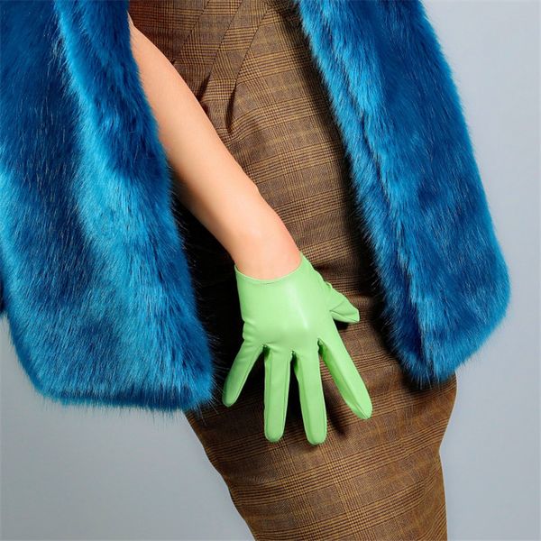 2020 new extra short fashion gloves faux leather sheepskin 6" 16cm pistachio light green women pu gloves pu194, Blue;gray
2020 new extra short fashion gloves faux leather sheepskin 6" 16cm pistachio light green women pu gloves pu194, Blue;gray
