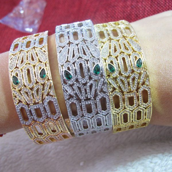 wholesale designer cuff cubic zirconia paved animal bangle 18k gold/white/rose gold plated bracelets for women, Black
wholesale designer cuff cubic zirconia paved animal bangle 18k gold/white/rose gold plated bracelets for women, Black