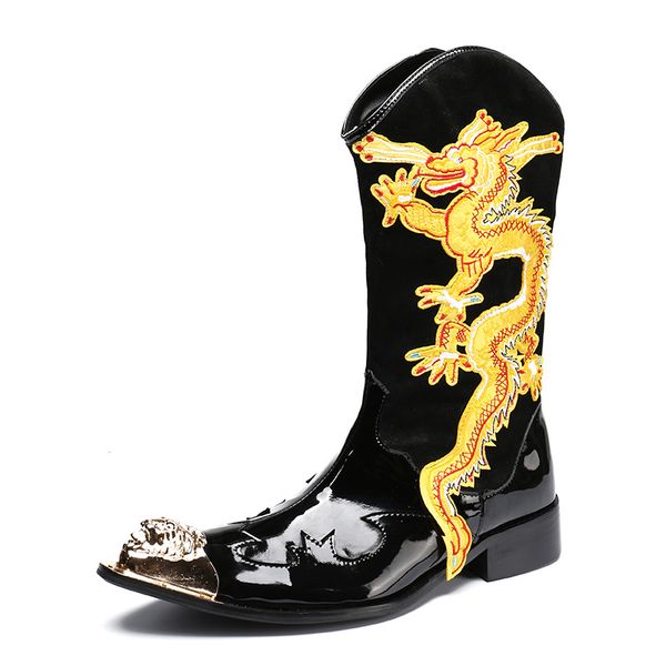 knight high езды мужской zipper boots бизнес длинной кожа коровы новый buty robocze остроконечных toe голеностопная из натуральной кожи безо, Black
knight high езды мужской zipper boots бизнес длинной кожа коровы новый buty robocze остроконечных toe голеностопная из натуральной кожи безо, Black