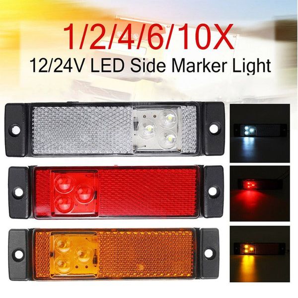 2pcs 4 led trailer tail light kit 10-30v f4 reflector lamp sturn brake sealed mount lights for car boat trailer rv trucks
2pcs 4 led trailer tail light kit 10-30v f4 reflector lamp sturn brake sealed mount lights for car boat trailer rv trucks