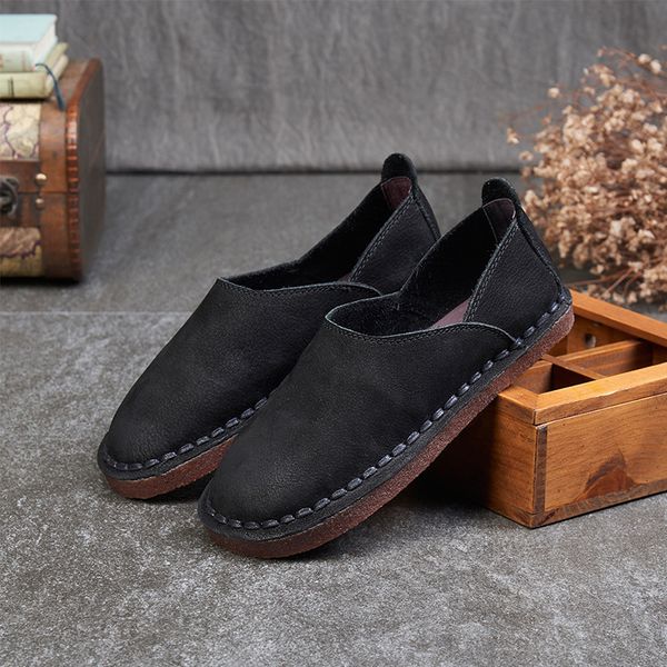 vallu 2020 spring new national wind fisherman shoes leather soft bottom shallow mouth flat women's shoes, Black
vallu 2020 spring new national wind fisherman shoes leather soft bottom shallow mouth flat women's shoes, Black