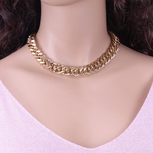 2020 famous designer fashion new high-en accessories simple wind aluminum coarse chain necklace women's exaggerated personality bracele, Silver
2020 famous designer fashion new high-en accessories simple wind aluminum coarse chain necklace women's exaggerated personality bracele, Silver