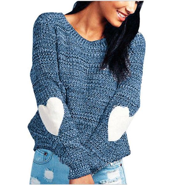 dropshipping fashion autumn womens designer sweater pullover crew neck love heart patch sweater ol style female clothing, White;black
dropshipping fashion autumn womens designer sweater pullover crew neck love heart patch sweater ol style female clothing, White;black