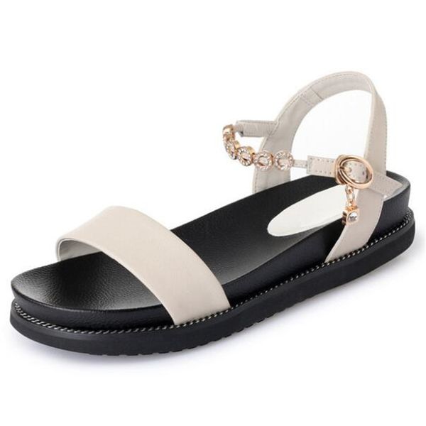 famous 2020 summer new rhinestone cowhide women sandals soft comfort platform wedge sandals elegant temperament fashion, Black
famous 2020 summer new rhinestone cowhide women sandals soft comfort platform wedge sandals elegant temperament fashion, Black