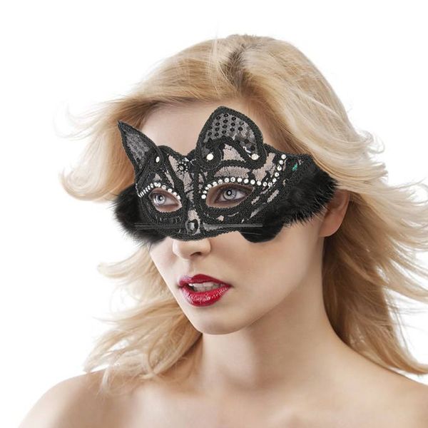 safety delicate made masquerade mask women's white black glitter fancy cat lace eye mask funny gift z0304
safety delicate made masquerade mask women's white black glitter fancy cat lace eye mask funny gift z0304