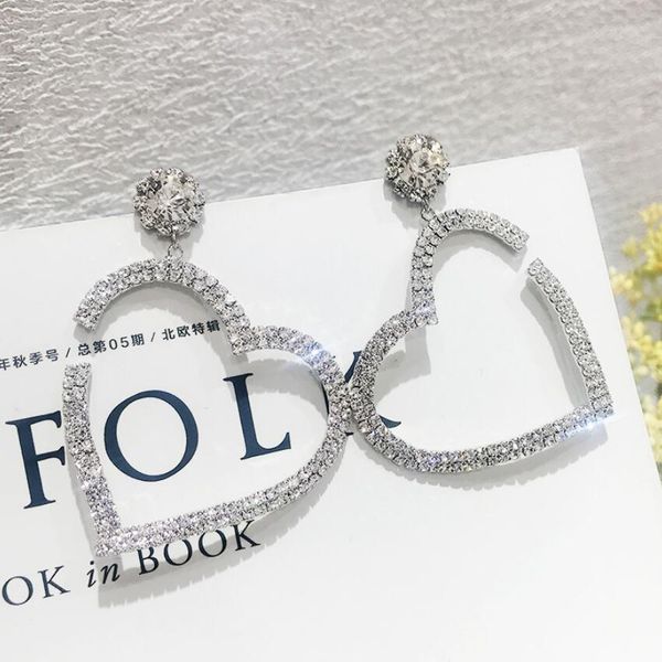 designer jewelry large heart earrings huggie silver needle unfilled corner heart earrings for women fashion, Golden;silver
designer jewelry large heart earrings huggie silver needle unfilled corner heart earrings for women fashion, Golden;silver