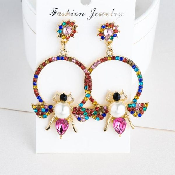 new women insect earrings bee drop earrings pearl rhinestone crystal earring statement party wedding female pendientes jewelry, Silver
new women insect earrings bee drop earrings pearl rhinestone crystal earring statement party wedding female pendientes jewelry, Silver