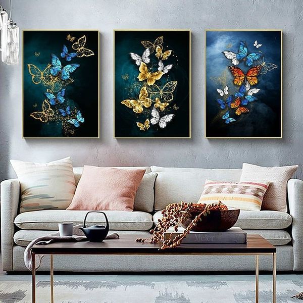 colorful butterfly canvas painting abstract wall art poster and prints modern wall pictures for living room nordic home decoration
colorful butterfly canvas painting abstract wall art poster and prints modern wall pictures for living room nordic home decoration