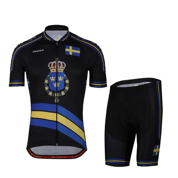sweden cycling jersey bike bib shorts set mtb ropa ciclismo bicycling maillot clothes sportwear men summer short sleeve, Black;blue
sweden cycling jersey bike bib shorts set mtb ropa ciclismo bicycling maillot clothes sportwear men summer short sleeve, Black;blue