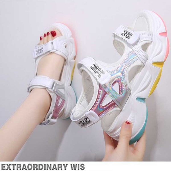high heeled sandals female summer women thick bottom shoes wedge with open toe platform summer women's sandals size 35-42, Black
high heeled sandals female summer women thick bottom shoes wedge with open toe platform summer women's sandals size 35-42, Black