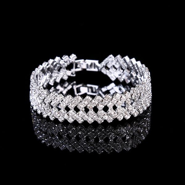 cz zircon wedding bracelet rhinestone bangles and bracelets for women crystal chain engagement jewelry pulseras, Black
cz zircon wedding bracelet rhinestone bangles and bracelets for women crystal chain engagement jewelry pulseras, Black