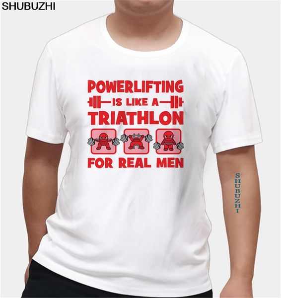 size s-3xl powerlifting is like a triathlon for real men's t shirt summer short sleeve cotton tees euro size
size s-3xl powerlifting is like a triathlon for real men's t shirt summer short sleeve cotton tees euro size