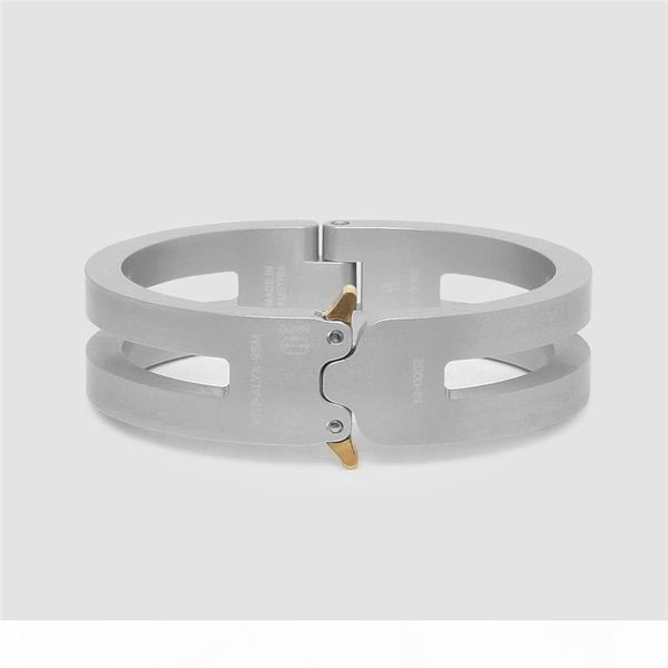 fashion- version 1017 alyx 9sm rollercoaster track alyx aluminium alloy bracelet men women couples jewelry bangles women, Black
fashion- version 1017 alyx 9sm rollercoaster track alyx aluminium alloy bracelet men women couples jewelry bangles women, Black