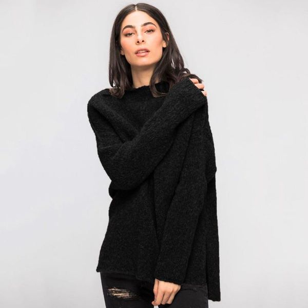 womail casual autumn oversized sweater women loose solid knitted pullovers women long sleeve o-neck korean sweaters female 2020, White;black
womail casual autumn oversized sweater women loose solid knitted pullovers women long sleeve o-neck korean sweaters female 2020, White;black