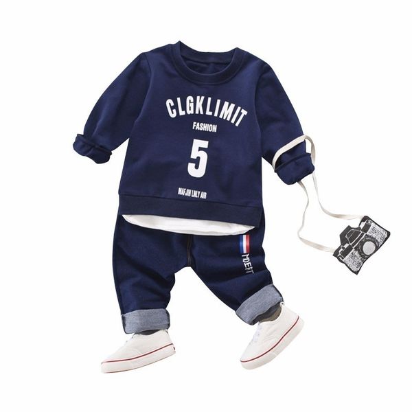 2020 new brand fashion spring autumn children's baby boy clothes high qulity letter t shirt pants 2pcs kids sports set clothing, White
2020 new brand fashion spring autumn children's baby boy clothes high qulity letter t shirt pants 2pcs kids sports set clothing, White