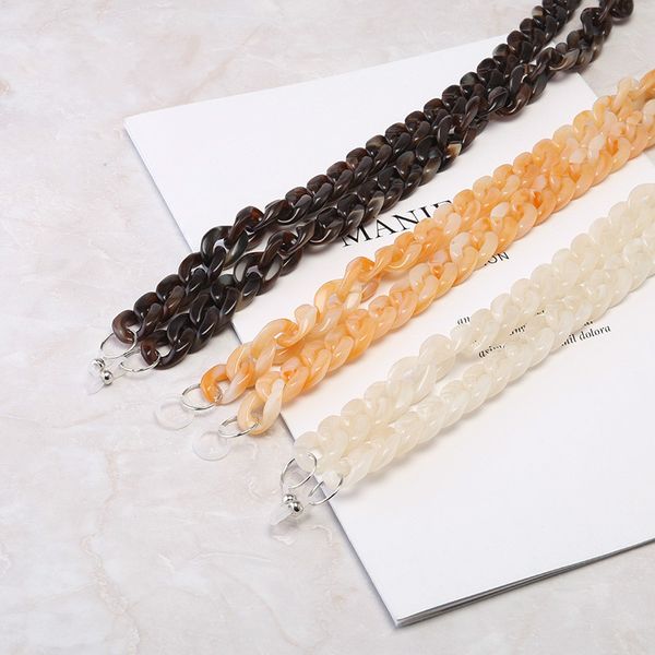 2020 vintage glasses chain trendy leopard resin acrylic sunglasses lanyards reading glasses hanging neck chain eyeglasses strap, Silver
2020 vintage glasses chain trendy leopard resin acrylic sunglasses lanyards reading glasses hanging neck chain eyeglasses strap, Silver