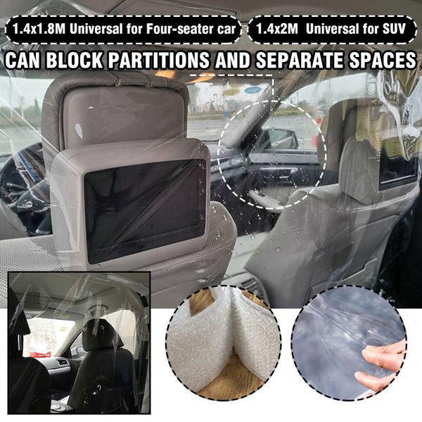 14x1.8m/1.4x2m universal car taxi isolation film full surround protective partition film isolation curtain sealed transparent
14x1.8m/1.4x2m universal car taxi isolation film full surround protective partition film isolation curtain sealed transparent