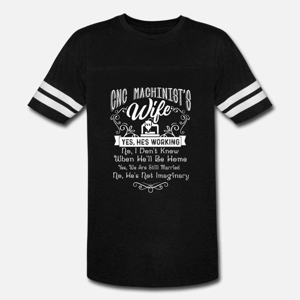 cnc machinist s wife t shirt men customize short sleeve s-xxxl pattern sunlight new fashion summer novelty shirt