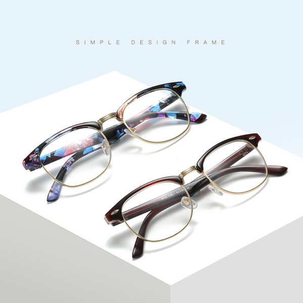 trend metal half frame glasses frame fashion students simple flat mirror men and women can be equipped with myopia frames, Black
trend metal half frame glasses frame fashion students simple flat mirror men and women can be equipped with myopia frames, Black