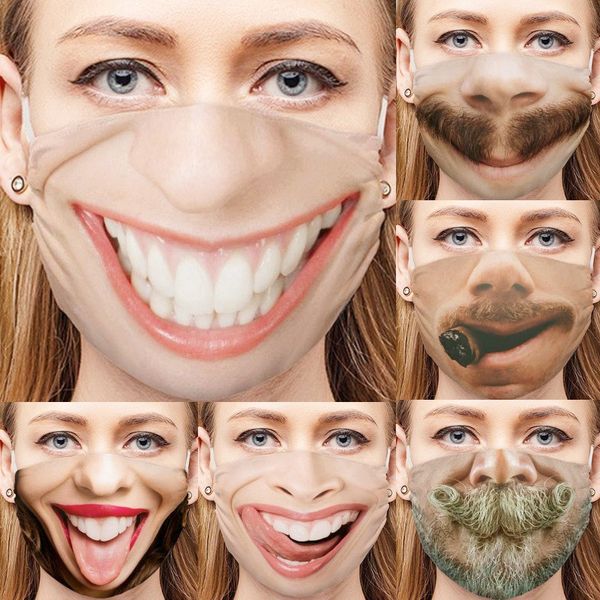 2020 new 3d funny novel face masks anti-dust wind mouth mask washable breathable outdoor cyling bicycle protective mask party masks
2020 new 3d funny novel face masks anti-dust wind mouth mask washable breathable outdoor cyling bicycle protective mask party masks