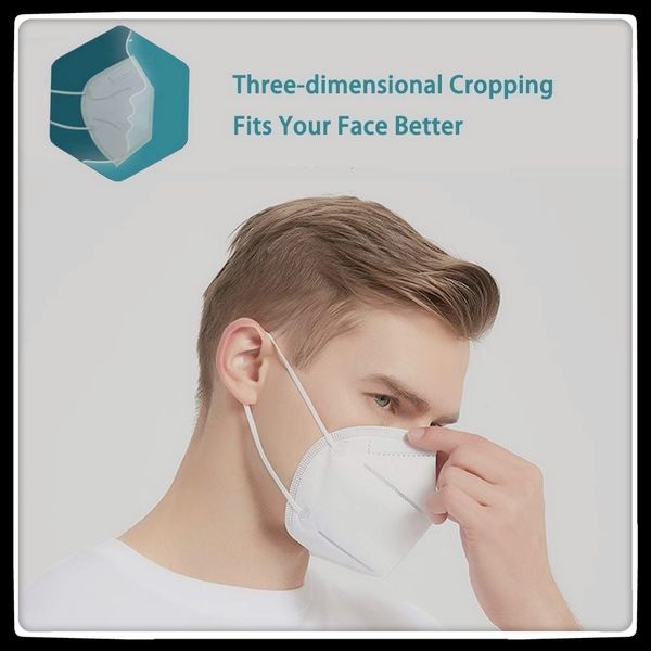 KN95 mask, reusable anti-PM2.5 particulate matter disposable mask, 5-layer KN95 non-woven designer mask (1 pack)
KN95 mask, reusable anti-PM2.5 particulate matter disposable mask, 5-layer KN95 non-woven designer mask (1 pack)