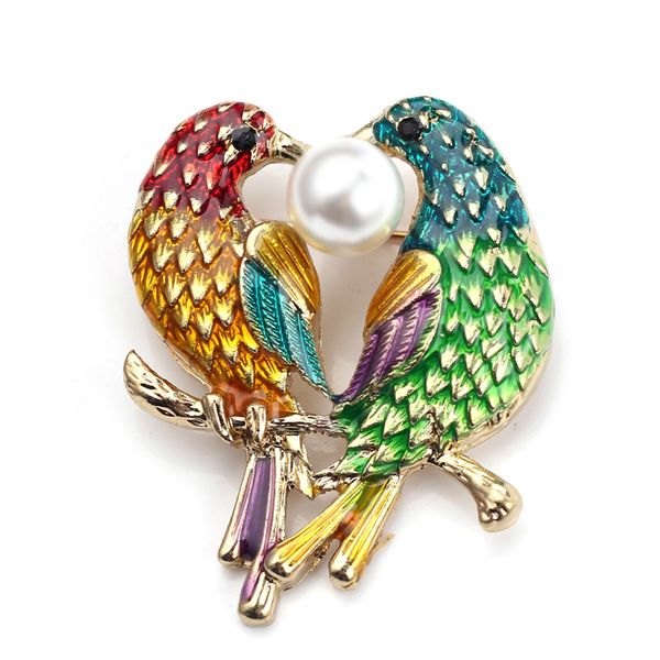 charm enamel parrot twig corsage brooch cute birds badge elegant pearl brooches for women lapel clip pins mujer bijoux jewelry, Gray
charm enamel parrot twig corsage brooch cute birds badge elegant pearl brooches for women lapel clip pins mujer bijoux jewelry, Gray