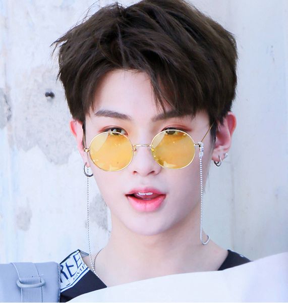 2020 vintage male sunglasses female retro punk style round frame metal colored lens sunglasses fashion gafas sun mujer uv, White;black
2020 vintage male sunglasses female retro punk style round frame metal colored lens sunglasses fashion gafas sun mujer uv, White;black