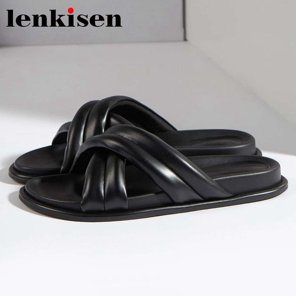 lenkisen big size casual shoes peep toe low heel simple style classic colors gladiator young lady daily wear outside slipper l07, Black
lenkisen big size casual shoes peep toe low heel simple style classic colors gladiator young lady daily wear outside slipper l07, Black