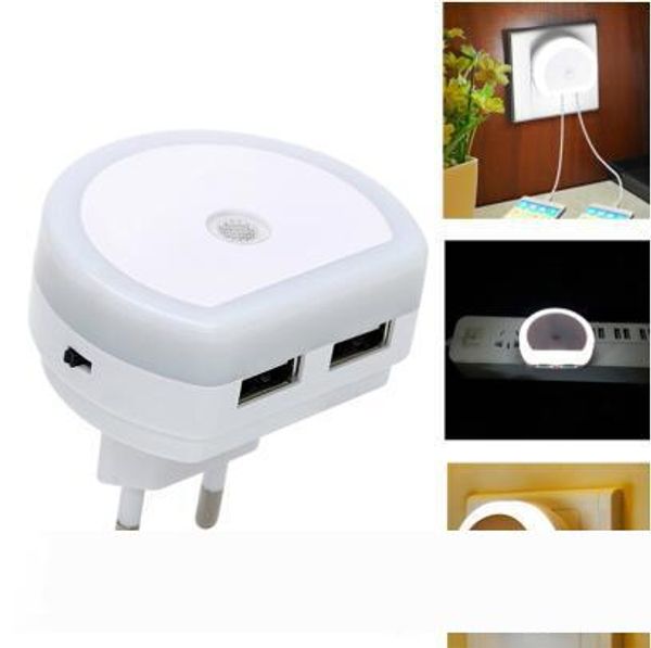 led night light with dual usb port phone charger wall eu us plug light sensor control socket day and night sensor wall light
led night light with dual usb port phone charger wall eu us plug light sensor control socket day and night sensor wall light