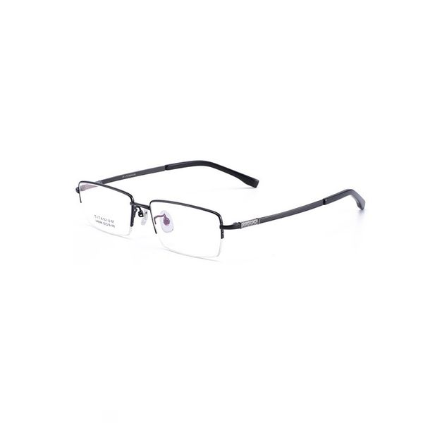 width-140 titanium eyeglasses frame men ultralight half rim myopia optical prescription lenses goggle glasses frame man eyewear, Black
width-140 titanium eyeglasses frame men ultralight half rim myopia optical prescription lenses goggle glasses frame man eyewear, Black