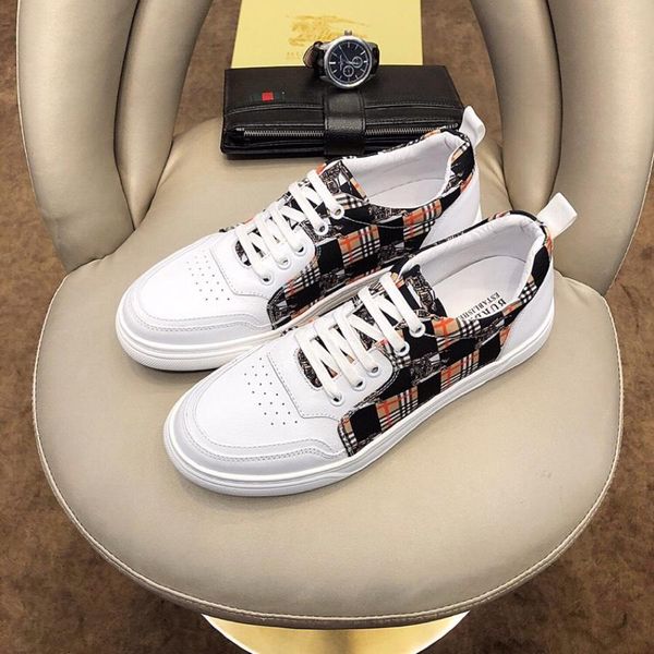 2021e summer new casual shoes breathable leather plaid fabric stitching men 's shoes ,fashion low -sneakers ,original box packagin, Black
2021e summer new casual shoes breathable leather plaid fabric stitching men 's shoes ,fashion low -sneakers ,original box packagin, Black